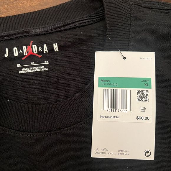 Travis Scott x Jordan Flight Black Phantom T-Shirt - Picture 7 of 7